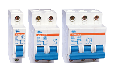 MM45-63 series high breaking miniature circuit breaker (C, D type)
